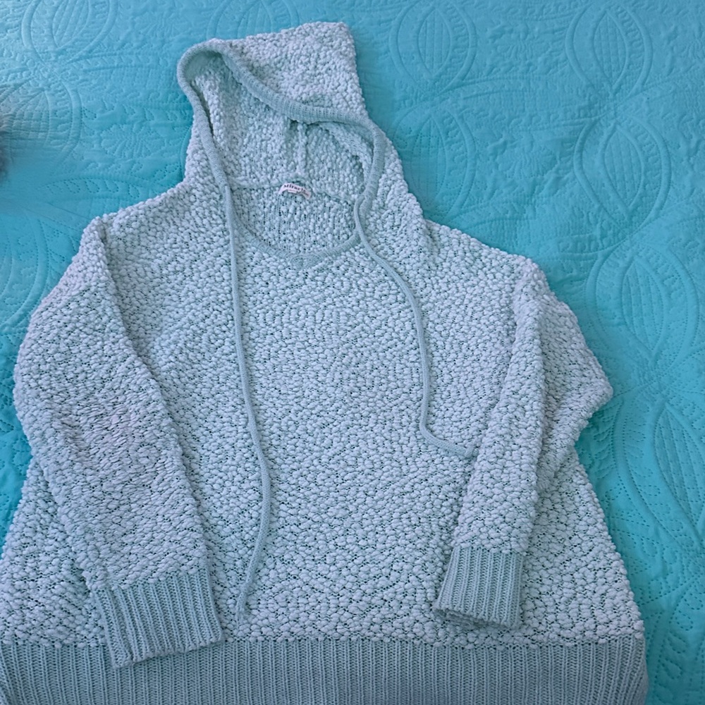 Miracle Textured Knit in Soft Blue